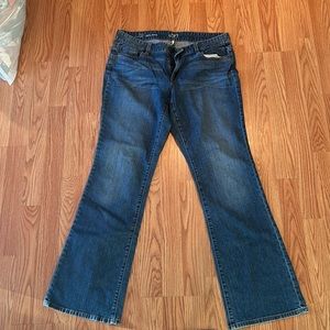 Ann Taylor Loft curvy boot mid rise jeans size 31/12